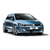 Blue Volkswagen Golf Png Car Image