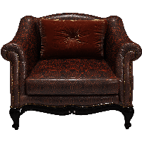 Brown Armchair Png Image