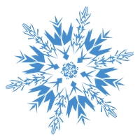 Frozen Snowflake Transparent