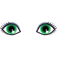 Woman Eyes Transparent