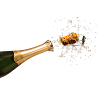 Champagne Popping Clipart