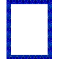 Blue Border Frame