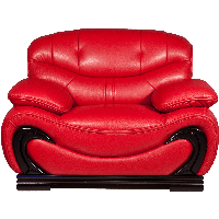 Red Armchair Png Image