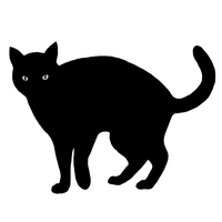 Black Cat Transparent Image