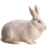 Transparent White Bunny Rabbit