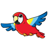 Cute Parrot Clipart