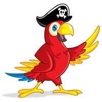 Pirate Parrot Transparent Image