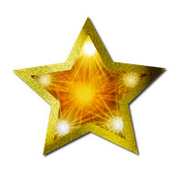 Christmas Gold Star Clipart