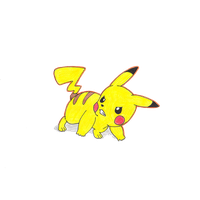 Angry Pikachu Clipart