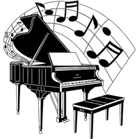 Piano Music Note Clip Art