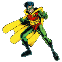 Superhero Robin Transparent