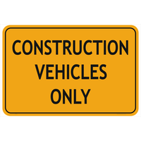 Construction Sign PNG File HD