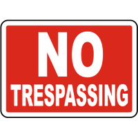 No Trespassing Sign Free Download Image