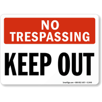 No Trespassing Sign HD PNG Free Photo