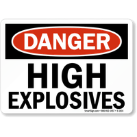 Explosive Sign PNG Image High Quality
