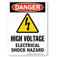 High Voltage Sign PNG Free Photo