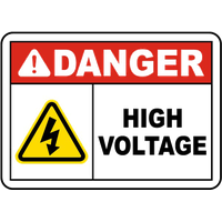 High Voltage Sign HD PNG Free Photo