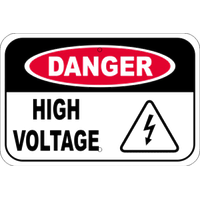 High Voltage Sign HD Image Free PNG