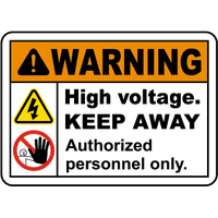 High Voltage Sign Picture Free Photo PNG