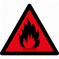 Flammable Sign Free Clipart HQ
