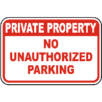 Unauthorized Sign Free Transparent Image HQ