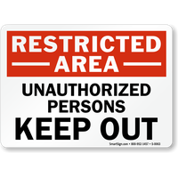 Unauthorized Sign Download Free Download Image