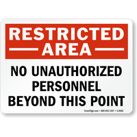 Unauthorized Sign HD Free PNG HQ