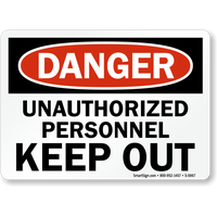 Unauthorized Sign Free Download Image