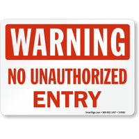 Unauthorized Sign Free Clipart HQ