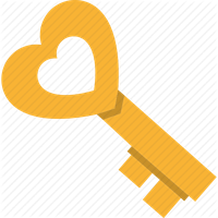 Heart Key Download Image Free PNG HQ