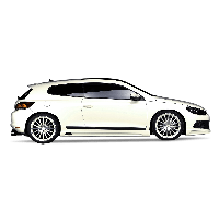 White Volkswagen Scirocco Png Car Image
