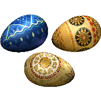 Colored Eggs Png Image