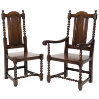 Cromwellian Chair Picture PNG Free Photo