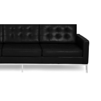 Black Sofa Image PNG File HD