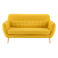 Yellow Sofa Image Free PNG HQ