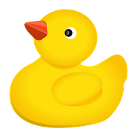 Rubber Duck PNG File HD