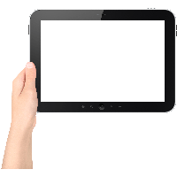 Tablet In Hand Png Image