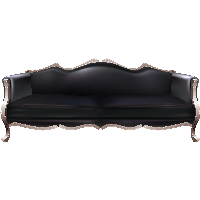 Black Sofa Png Image