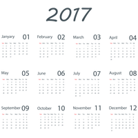 2017 Calendar Png 5