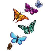Butterfly Tattoo Designs Png Clipart