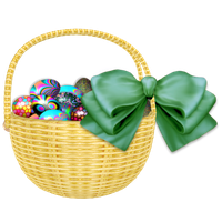 Easter Basket Bunny Free Png Image