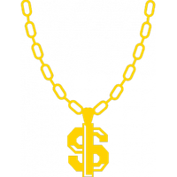 Thug Life Chain Dollar Sign Chain Png