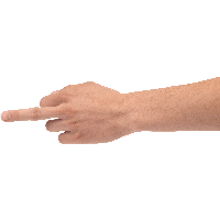 One Finger Hand Hands Png Hand Image 