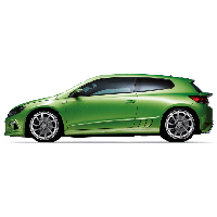 Green Volkswagen Scirocco Png Car Image