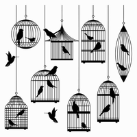 Caged Bird Free Transparent Image HQ