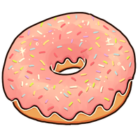 Pink Donut Photos Download HD PNG