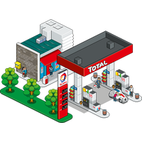 Gas Station PNG Download Free