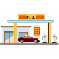 Gas Station HQ Image Free PNG