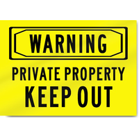 Keep Out Warning HQ Image Free PNG