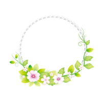 Flower Illustrator Frame Fresh Adobe Round